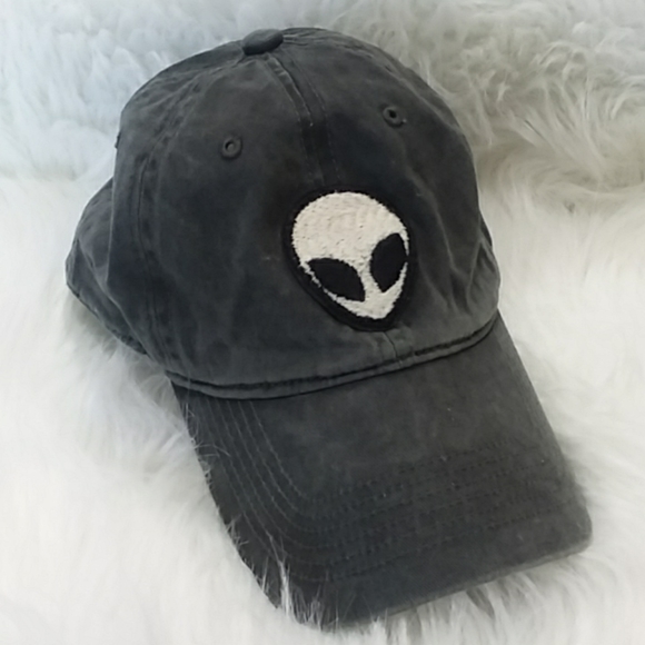 Brandy Melville Accessories - Brandy Melville Alien Baseball Hat Gray